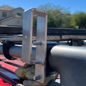 Awning mount Type 1 for round Xterra 2" bars