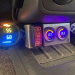Dual battery trays