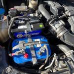 Dual battery trays