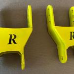 Shackles for rear leaf springs